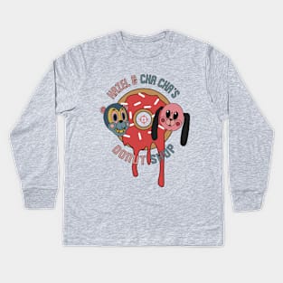 Hazel & Cha Cha's Donut Shop Kids Long Sleeve T-Shirt